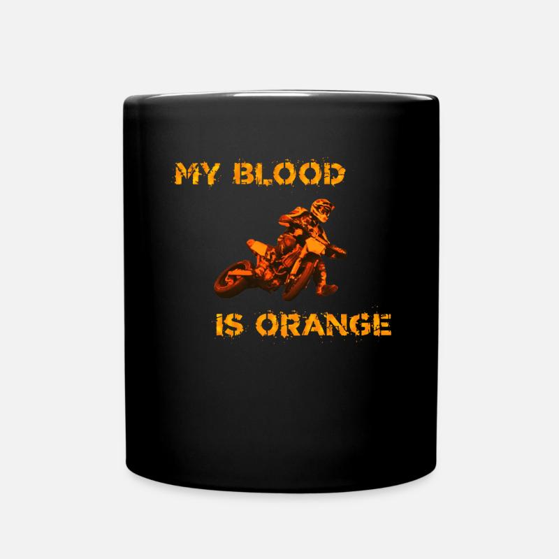 My Blood is Orange - Full Colour Mug - black