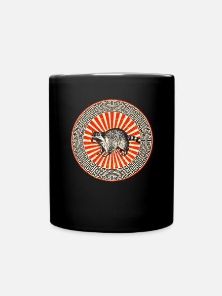 raton laveur - Mug uni - noir