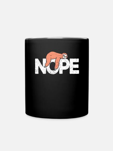 Sloth sloth - Full Colour Mug - black