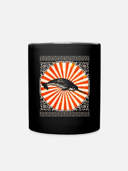 baleine - Mug uni - noir