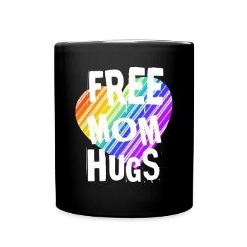 T-shirts Drapeau LGBT Lesbian Gay Pride - Mug uni - noir - Devant