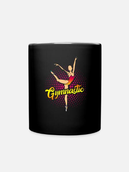 Gymnastik - Tasse einfarbig - Schwarz