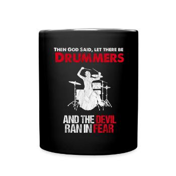 Cadeau Drummer Drummers Drum Drums - Mug uni - noir - Devant
