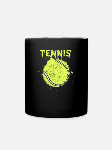 Tennisball - Tasse einfarbig - Schwarz