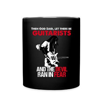 Guitarist Guitar Guitarist - Full Colour Mug - black - Front