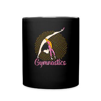 Gymnastik - Tasse einfarbig - Schwarz - Vorne