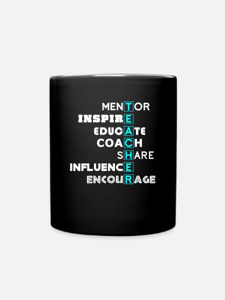 Teacher Teacher Teacher - Tasse einfarbig - Schwarz