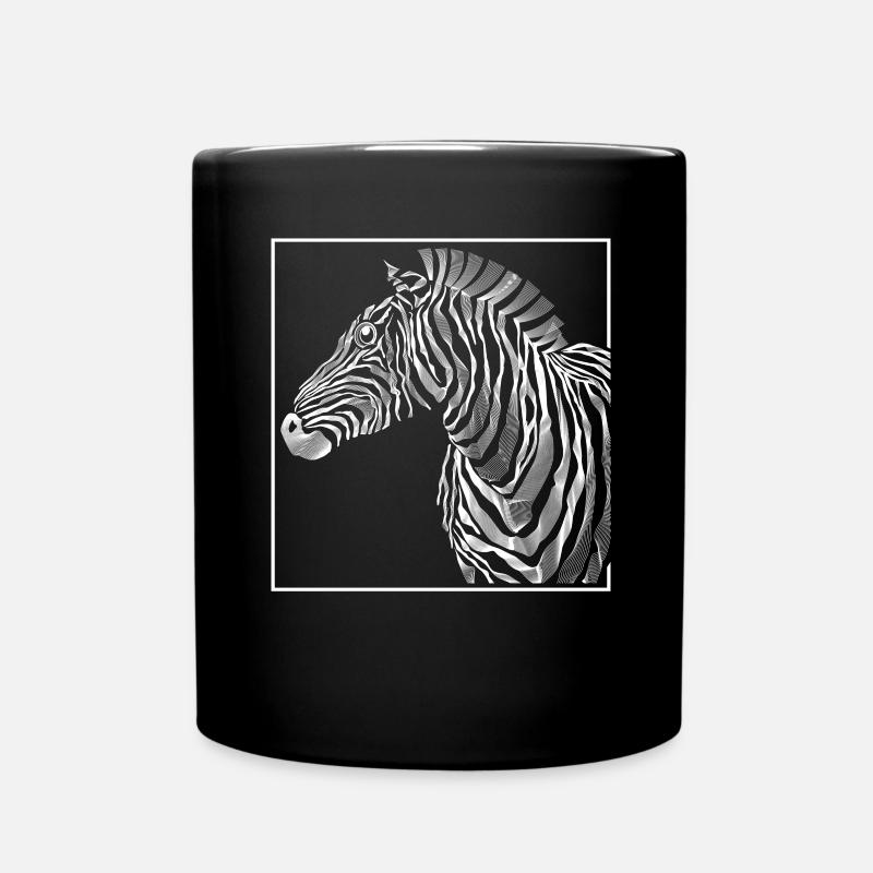Zèbre zèbre zèbre - Mug uni - noir