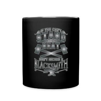 Forge Si vous ne supportez pas la chaleur, ne le faites pas - Mug uni - noir - Devant