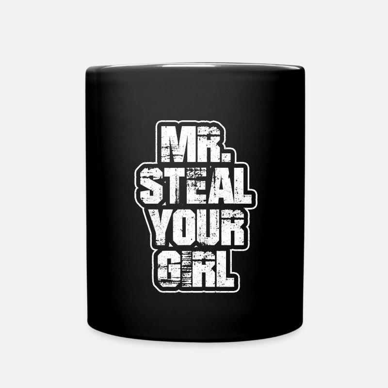 Mr Steal Your Girl - Full Colour Mug - black