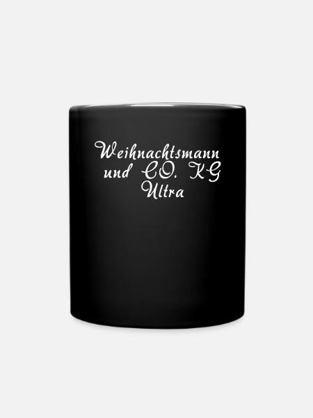 weinachtsmann und Co Kg ultra - Tasse einfarbig - Schwarz