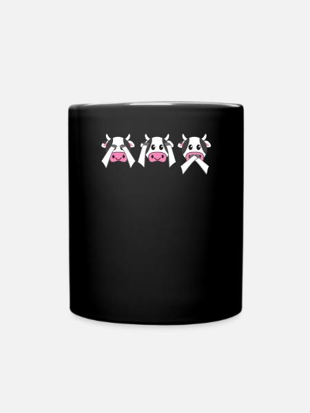 Cow Cow - Full Colour Mug - black