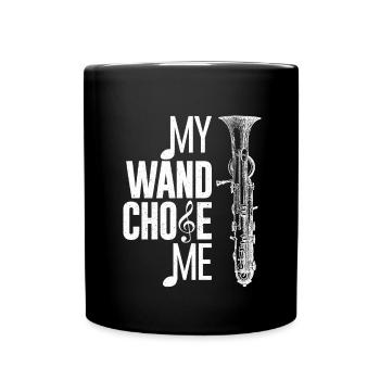 Clarinet - Tasse einfarbig - Schwarz - Vorne