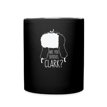 Christmas Santa Claus Are You Serious Clark - Full Colour Mug - black - Front