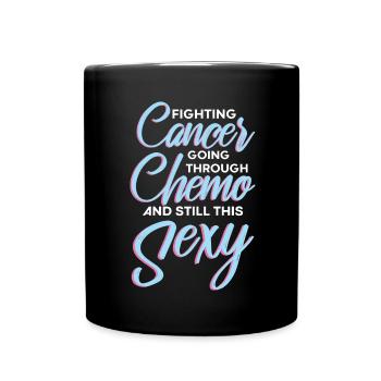 bronntanas um ailse chemo - Tasse einfarbig - Schwarz - Vorne