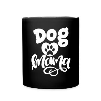 Dog Mama Shirt - Full Colour Mug - black - Front