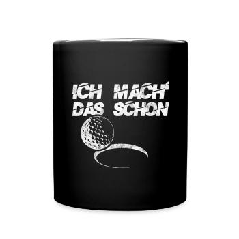 Ich Mach Das Schon - Tasse einfarbig - Schwarz - Vorne