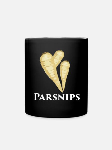 Parsnips Dearadh Bronntanais Bia - Full Colour Mug - black