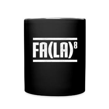 Fa La 8 Nerdy - Tasse einfarbig - Schwarz - Vorne