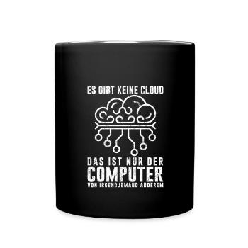 There is no cloud - Full Colour Mug - black - Front