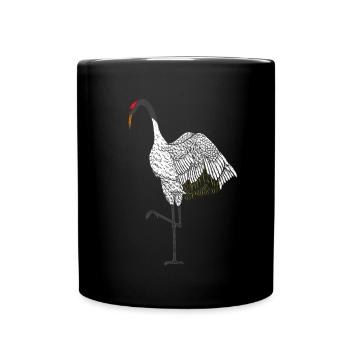 Dearadh Bronntanais Ainmhithe Corónach Dearg - Full Colour Mug - black - Front