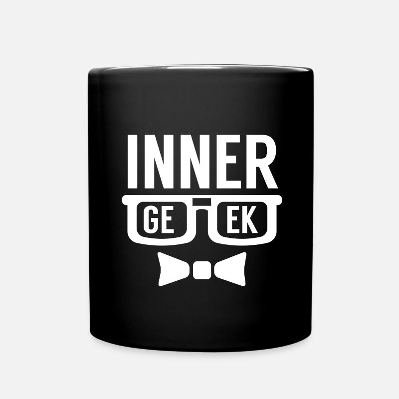 Inner Geek Programmer Nerd Computer - Full Colour Mug - black