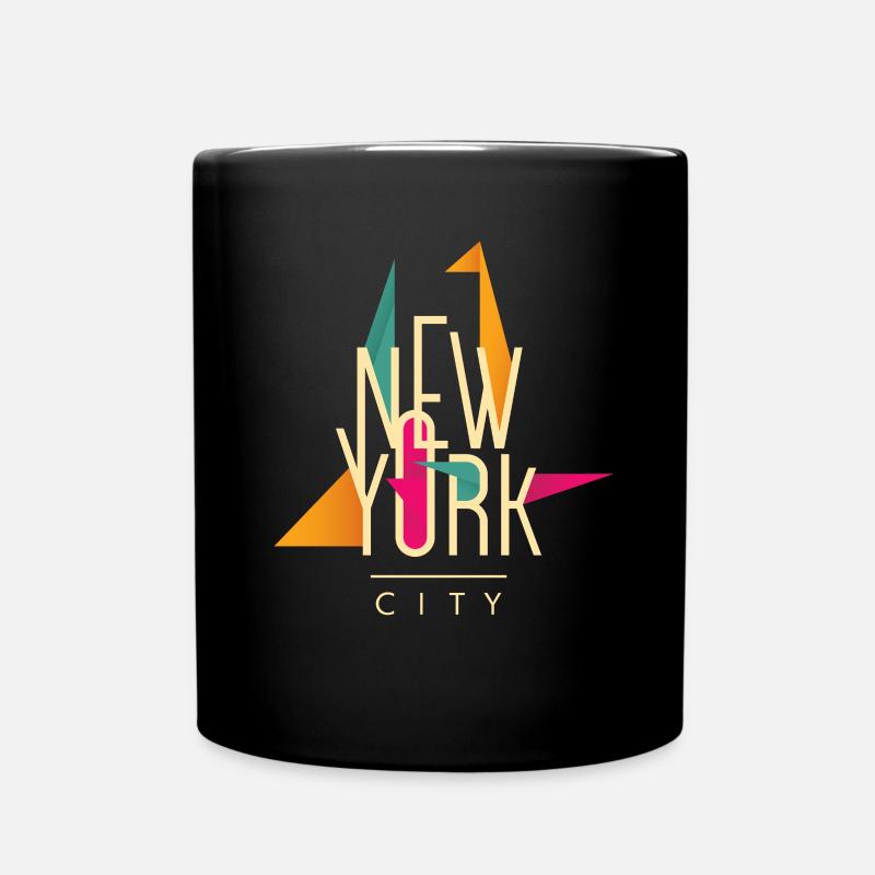 new york city - Tasse einfarbig - Schwarz