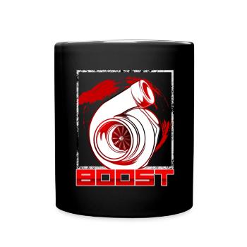 Treisiú Dearadh Bronntanais Car Turbo - Full Colour Mug - black - Front