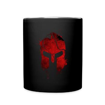 bronntanas spartan clogad fola - Tasse einfarbig - Schwarz - Vorne