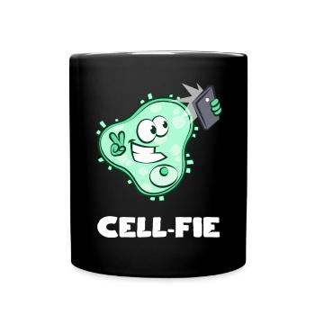 Cellfie - Mug uni - noir - Devant