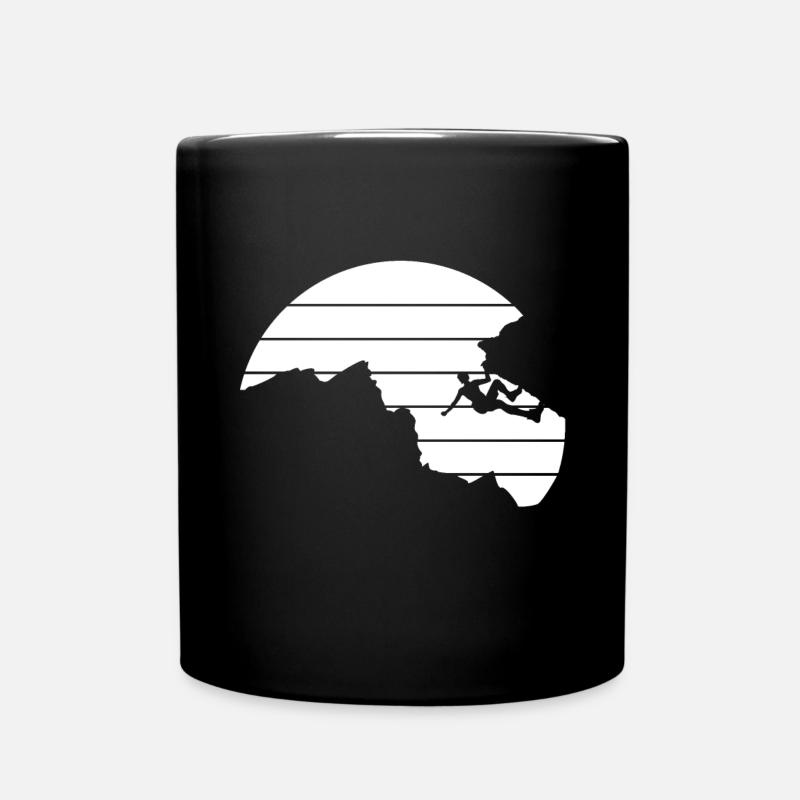 Climbing - Tasse einfarbig - Schwarz