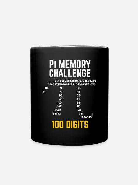T-shirt Pi Day - Mug uni - noir