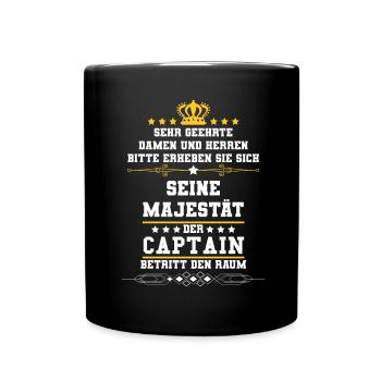 captain - Full Colour Mug - black - Front