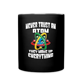 Physik Geek - Tasse einfarbig - Schwarz - Vorne