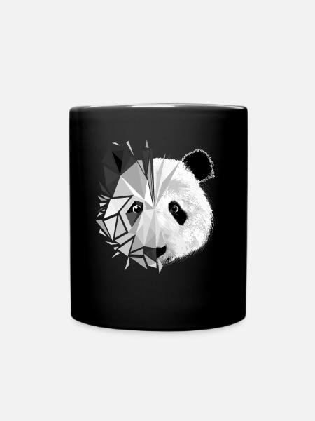 Panda animals - Full Colour Mug - black