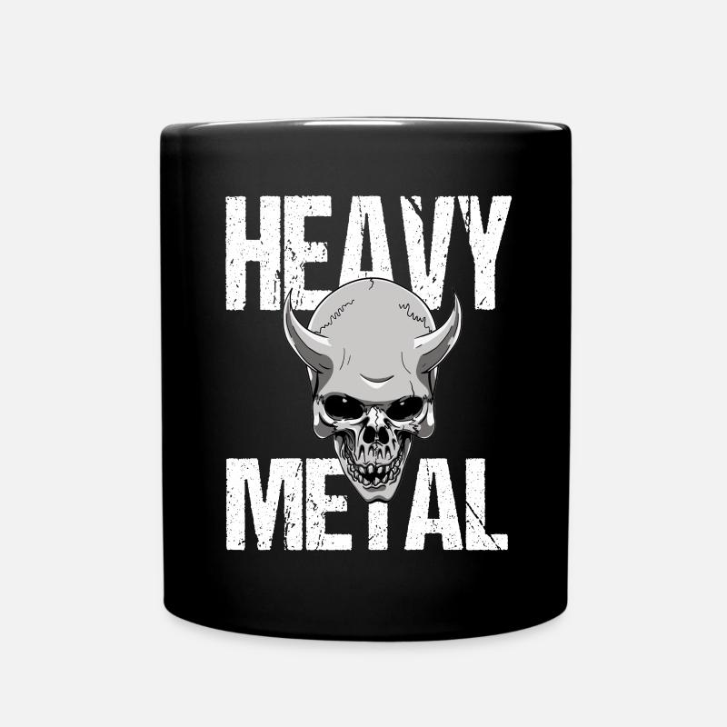 Heavy Metal Musik - Tasse einfarbig - Schwarz