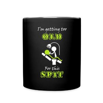 Zahnarzt - Tasse einfarbig - Schwarz - Vorne