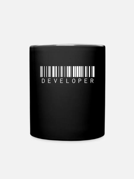 Programmierer - Tasse einfarbig - Schwarz