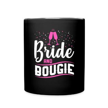 Mariage et fête mariage ivre JGA - Mug uni - noir - Devant