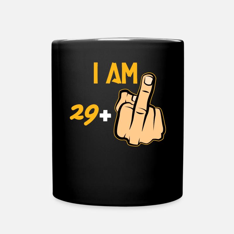 30. Geburtstag - Tasse einfarbig - Schwarz