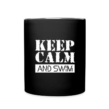Swimming Swimmers - Full Colour Mug - black - Front