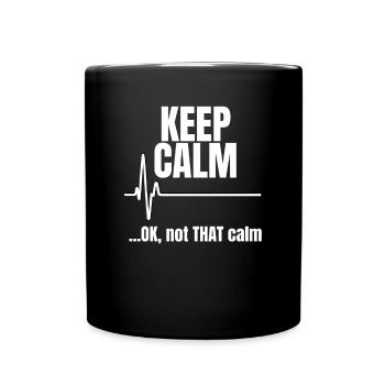 Hôpital Keep Calm - Mug uni - noir - Devant