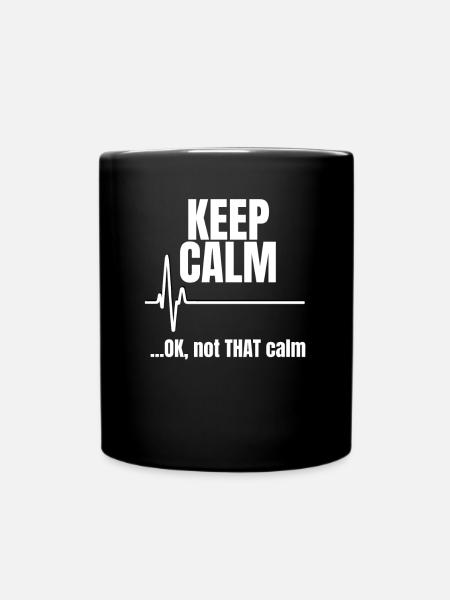 Hôpital Keep Calm - Mug uni - noir