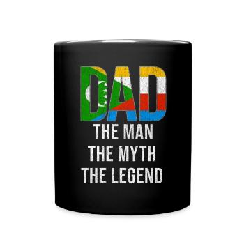 Comoros Dad Fathers Day - Full Colour Mug - black - Front