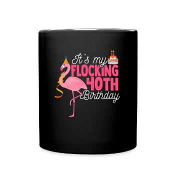 40ème anniversaire chemise 1979 cadeau de fête des années 40 - Mug uni - noir - Devant