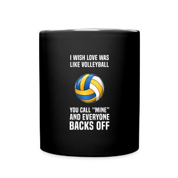 Volleyball - Full Colour Mug - black - Front