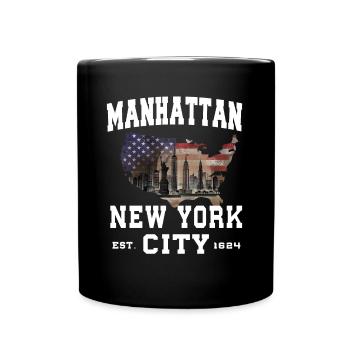 New York City - Mug uni - noir - Devant