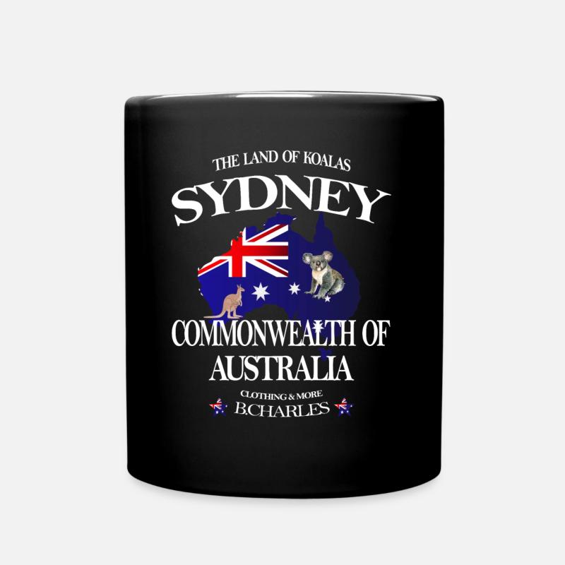 Australie - Mug uni - noir