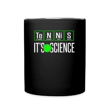 Tennis Science Joke Funny Tennis Tshirt - Mug uni - noir - Devant