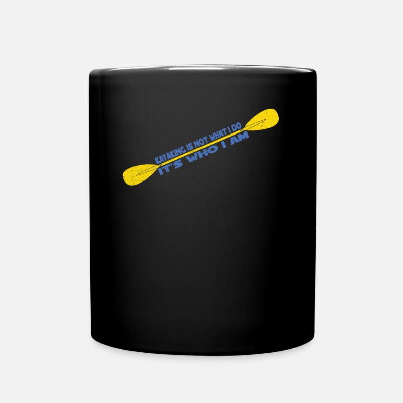 Kayak kayak Tshirt Kayak - Mug uni - noir